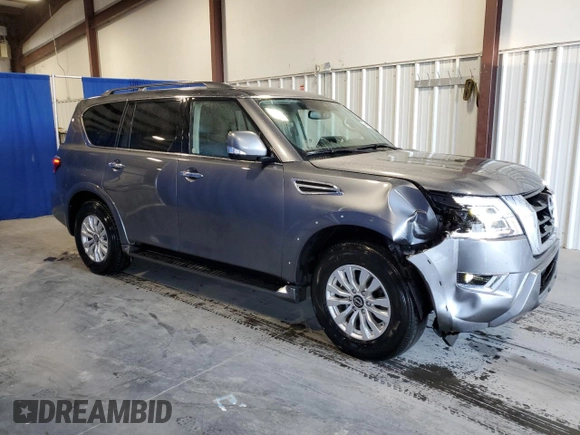 2023 Nissan Armada SV with VIN JN8AY2AD5P9692731, listed as a Copart auction lot 82305984 with 54,601 mi miles and Clean title. Bid and sale history available at DreamBid. Image 4.