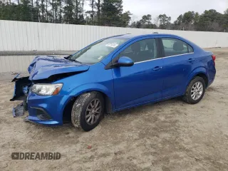 2017 Chevrolet Sonic LT z VIN 1G1JD5SG3H4102891, wystawiony jako Copart lot #87219734 z przebiegiem 145 602 mil mil oraz Szkoda całkowita • Salvage title. Historia ofert i sprzedaży dostępna na DreamBid. Obrazek 1.