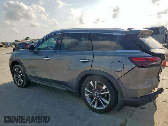 2023 Infiniti QX60 Luxe с VIN 5N1DL1FS8PC350794, выставлен на аукционе Copart как лот 55070775 с пробегом 30 667 миль миль и Списание • Salvage title. История ставок и продаж доступна на DreamBid. Изображение 2.