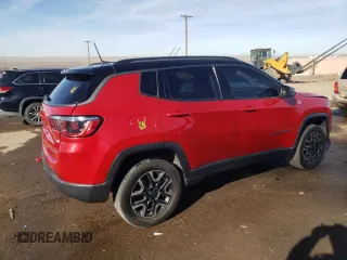 2019 Jeep Compass Trailhawk z VIN 3C4NJDDBXKT671560, wystawiony jako Copart lot #86878594 z przebiegiem 111 576 mil mil oraz Szkoda całkowita • Salvage title. Historia ofert i sprzedaży dostępna na DreamBid. Obrazek 3.