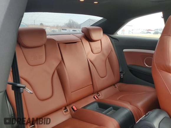 2008 Audi S5 with VIN WAURV78T38A032816, listed as a Copart auction lot 43603835 with 125,609 mi miles and Salvage Title. Bid and sale history available at carsss.com. Image 10.