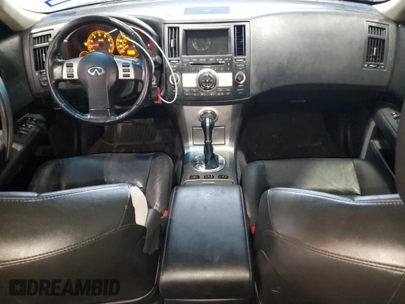 2006 Infiniti FX with VIN JNRAS08U76X101736, listed as a Copart auction lot 51005565 with 129,556 mi miles and Salvage Title. Bid and sale history available at DreamBid. Image 8.