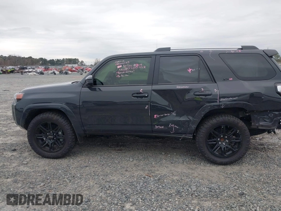 2024 Toyota 4Runner SR5 with VIN JTEEU5JR1R5312926, listed as a IAAI auction lot 41304373 with 2,396 mi miles and . Bid and sale history available at DreamBid. Image 14.