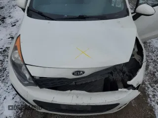 2014 Kia Rio LX with VIN KNADM5A35E6921756, listed as a Copart auction lot 84653184 with 181,703 mi miles and Salvage Title. Bid and sale history available at carsss.com. Image 11.