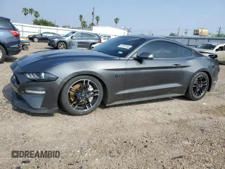 2018 Ford Mustang GT with VIN 1FA6P8CF2J5143689, listed as a Copart auction lot 51281165 with 95,816 mi miles and Salvage title. Bid and sale history available at DreamBid. Image 1.