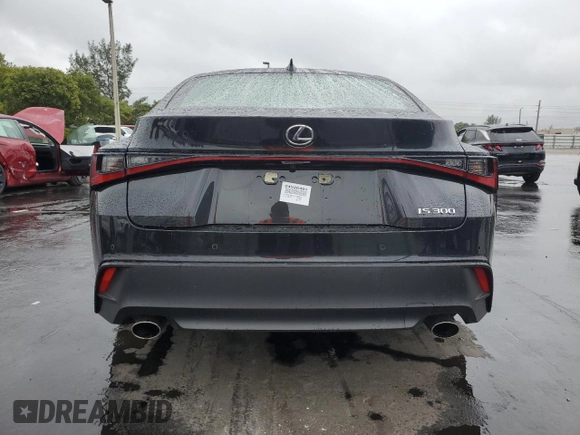 2023 Lexus IS 300 with VIN JTHCA1D21P5126293, listed as a Copart auction lot 89266235 with 8,628 mi miles and Salvage title. Bid and sale history available at DreamBid. Image 6.