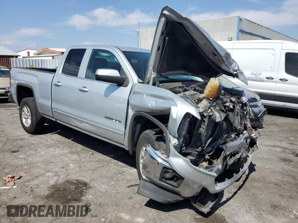 2014 GMC Sierra 1500 SLE with VIN 1GTR1UEH2EZ111064, listed as a Copart auction lot 64264034 with 0 mi miles and Salvage Title. Bid and sale history available at carsss.com. Image 4.