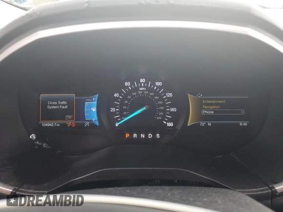 2019 Ford Edge SEL with VIN 2FMPK4J92KBB34891, listed as a Copart auction lot 60050945 with 104,942 mi miles and Salvage title. Bid and sale history available at DreamBid. Image 9.