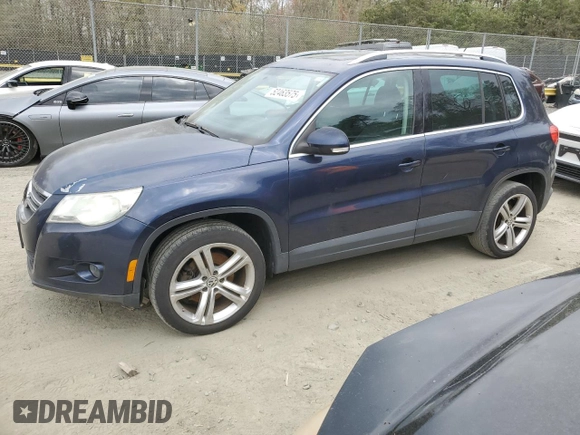 2011 Volkswagen Tiguan SE with VIN WVGBV7AX8BW523969, listed as a Copart auction lot 52463575 with 142,209 mi miles and Clean Title. Bid and sale history available at DreamBid. Image 1.