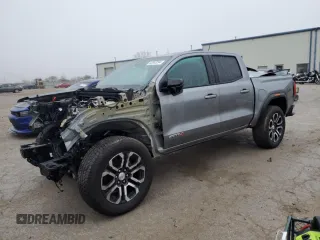 2023 GMC Canyon 4WD AT4 with VIN 1GTP6DEK1P1263245, listed as a Copart auction lot 83553294 with 0 mi miles and Salvage Title. Bid and sale history available at carsss.com. Image 1.