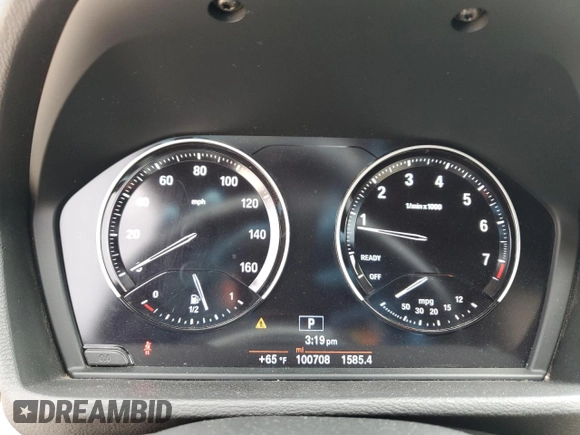 2018 BMW X1 xDrive28i with VIN WBXHT3C32J5L28030, listed as a Copart auction lot 47087415 with 100,708 mi miles and Salvage Title. Bid and sale history available at carsss.com. Image 9.
