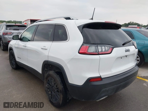 2019 Jeep Cherokee Latitude Plus with VIN 1C4PJLLX9KD203048, listed as a IAAI auction lot 42293811 with 56,221 mi miles and . Bid and sale history available at DreamBid. Image 3.