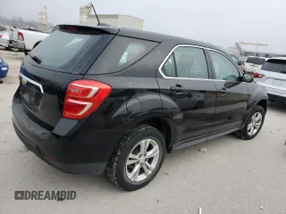 2017 Chevrolet Equinox LS with VIN 2GNALBEK7H1610566, listed as a Copart auction lot 86134174 with 0 mi miles and Non Repairable. Bid and sale history available at carsss.com. Image 3.