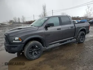 2021 Ram 1500 Warlock z VIN 1C6RR7LT7MS593420, wystawiony jako Copart lot #47556185 z przebiegiem 59 840 mil mil oraz Szkoda całkowita • Salvage title. Historia ofert i sprzedaży dostępna na DreamBid. Obrazek 1.