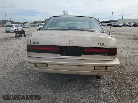 1992 Buick Regal Custom с VIN 2G4WB54L4N1404951, выставлен на аукционе Copart как лот 76303804 с пробегом 65 983 миль миль и Чистый • Clean title. История ставок и продаж доступна на DreamBid. Изображение 6.