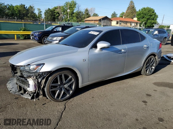 2020 Lexus IS 350 F Sport with VIN JTHGZ1E27L5017792, listed as a Copart auction lot 60219315 with 45,023 mi miles and Salvage title. Bid and sale history available at DreamBid. Image 1.