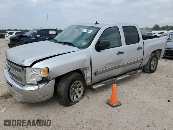 2013 Chevrolet Silverado 1500 LT with VIN 3GCPCSEA3DG179607, listed as a Copart auction lot 51309365 with 162,007 mi miles and Salvage Title. Bid and sale history available at DreamBid. Image 1.