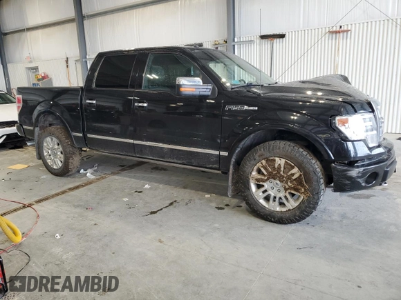 2014 Ford F-150 XL with VIN 1FTFW1EF4EFC54004, listed as a Copart auction lot 55162885 with Not provided miles and Salvage title. Bid and sale history available at DreamBid. Image 4.