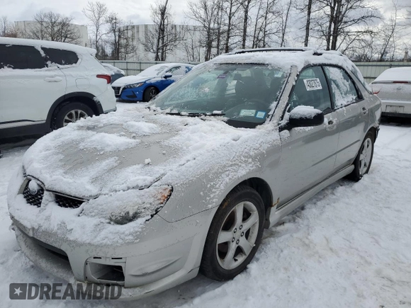 2006 Subaru Impreza i z VIN JF1GG676X6H812235, wystawiony jako Copart lot #43027875 z przebiegiem 133 354 mil mil oraz Szkoda całkowita • Salvage title. Historia ofert i sprzedaży dostępna na DreamBid. Obrazek 1.