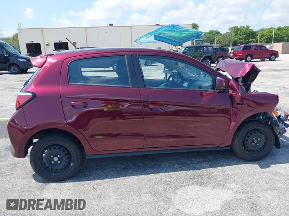 2024 Mitsubishi Mirage ES z VIN ML32AUHJ6RH027490, wystawiony jako IAAI lot #42329588 z przebiegiem 10 236 mil mil oraz . Historia ofert i sprzedaży dostępna na DreamBid. Obrazek 13.