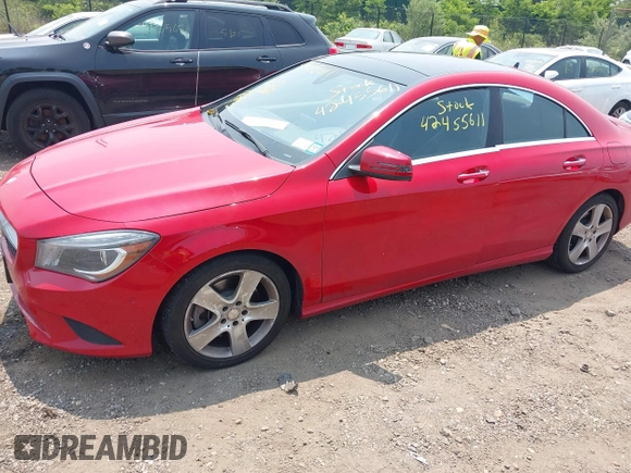 2015 Mercedes-Benz CLA 250 with VIN WDDSJ4GBXFN223295, listed as a IAAI auction lot 42455611 with 38,805 mi miles and . Bid and sale history available at DreamBid. Image 13.