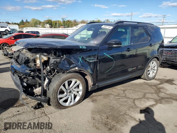 2020 Land Rover Discovery HSE z VIN SALRR2RV5L2426713, wystawiony jako Copart lot #75987104 z przebiegiem 58 287 mil mil oraz Szkoda całkowita • Salvage title. Historia ofert i sprzedaży dostępna na DreamBid. Obrazek 1.
