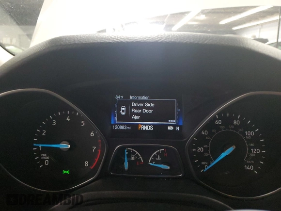 2017 Ford Focus Titanium with VIN 1FADP3J25HL213184, listed as a Copart auction lot 61653155 with 120,883 mi miles and Clean title. Bid and sale history available at DreamBid. Image 9.