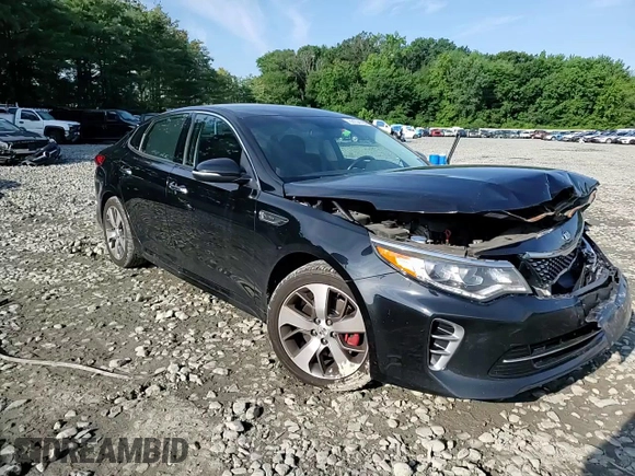 2017 Kia Optima SX with VIN 5XXGW4L2XHG144344, listed as a Copart auction lot 63154195 with 81,467 mi miles and Salvage title. Bid and sale history available at DreamBid. Image 13.