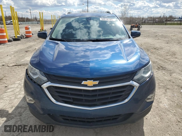 2019 Chevrolet Equinox LT with VIN 2GNAXKEV1K6107138, listed as a Copart auction lot 50838785 with 33,006 mi miles and Salvage Title. Bid and sale history available at DreamBid. Image 5.