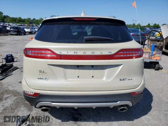 2018 Lincoln MKC Reserve with VIN 5LMTJ3DH2JUL15106, listed as a Copart auction lot 58616205 with 65,662 mi miles and Salvage title. Bid and sale history available at DreamBid. Image 6.