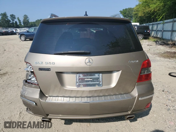 2010 Mercedes-Benz GLK 350 with VIN WDCGG8HB9AF388725, listed as a Copart auction lot 67896004 with 105,879 mi miles and Salvage Title. Bid and sale history available at DreamBid. Image 6.