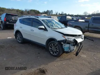 2017 Toyota RAV4 Limited with VIN JTMYFREV0HJ137357, listed as a IAAI auction lot 41496801 with 97,956 mi miles. Bid and sale history available at carsss.com. Image 1.