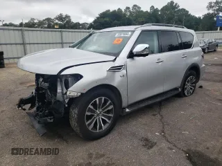 2020 Nissan Armada SL with VIN JN8AY2ND3LX017458, listed as a Copart auction lot 69870064 with 114,191 mi miles and Salvage Title. Bid and sale history available at carsss.com. Image 1.
