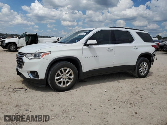 2019 Chevrolet Traverse LT Cloth with VIN 1GNERGKWXKJ174782, listed as a Copart auction lot 67691144 with 130,853 mi miles and Salvage Title. Bid and sale history available at carsss.com. Image 1.