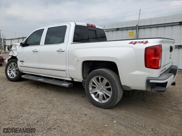 2018 Chevrolet Silverado 1500 High Country with VIN 3GCUKTEC0JG281780, listed as a Copart auction lot 53846204 with 157,321 mi miles and Salvage Title. Bid and sale history available at carsss.com. Image 2.