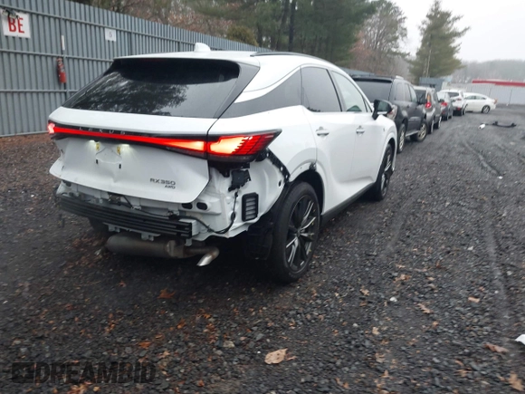 2024 Lexus RX 350 with VIN 2T2BAMCAXRC071786, listed as a IAAI auction lot 41474855 with 5,538 mi miles and . Bid and sale history available at DreamBid. Image 4.
