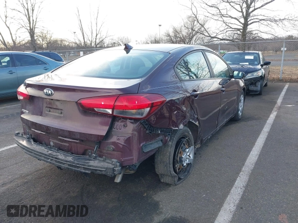 2017 Kia Forte LX with VIN 3KPFL4A79HE153371, listed as a IAAI auction lot 41620185 with 79,329 mi miles and . Bid and sale history available at carsss.com. Image 6.