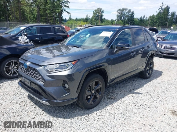 2021 Toyota RAV4 Hybrid XSE with VIN 4T3E6RFV2MU029187, listed as a IAAI auction lot 42620387 with 78,919 mi miles and . Bid and sale history available at DreamBid. Image 2.
