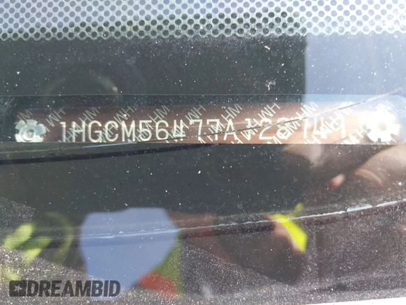2007 Honda Accord LX z VIN 1HGCM56477A128749, wystawiony jako IAAI lot #42124244 z przebiegiem 224 288 mil mil oraz . Historia ofert i sprzedaży dostępna na DreamBid. Obrazek 9.