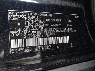 2022 Toyota RAV4 XLE Premium with VIN JTMC1RFV0ND085813, listed as a IAAI auction lot 42152401 with 86,707 mi miles and . Bid and sale history available at DreamBid. Image 9.