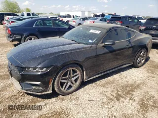 2024 Ford Mustang EcoBoost z VIN 1FA6P8TH2R5134469, wystawiony jako Copart lot #50346375 z przebiegiem 6 463 mil mil oraz Szkoda całkowita • Salvage title. Historia ofert i sprzedaży dostępna na DreamBid. Obrazek 1.