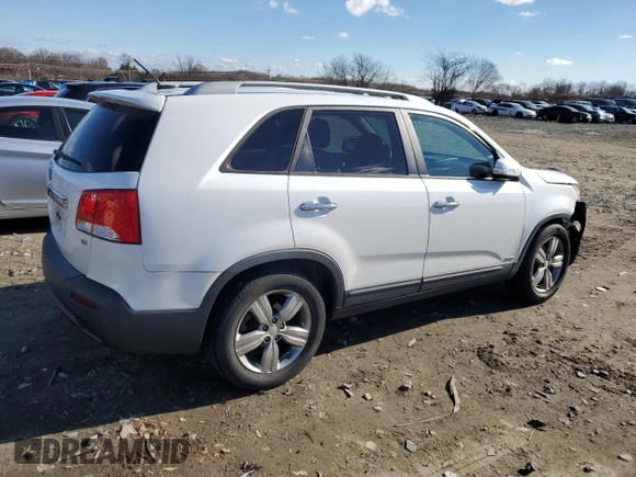 2012 Kia Sorento EX with VIN 5XYKUDA61CG295065, listed as a Copart auction lot 47176265 with 177,876 mi miles and Salvage Title. Bid and sale history available at carsss.com. Image 3.