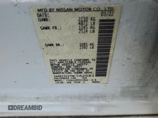 2022 Nissan LEAF SV Plus with VIN 1N4BZ1CV7NC562081, listed as a Copart auction lot 48139455 with 69,906 mi miles and Salvage Title. Bid and sale history available at DreamBid. Image 12.