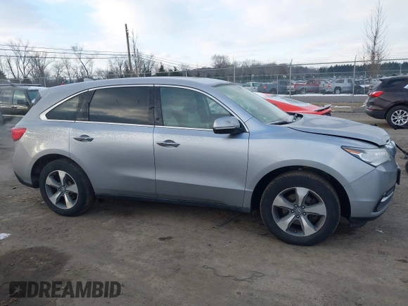 2016 Acura MDX with VIN 5FRYD4H28GB035495, listed as a IAAI auction lot 41406544 with 113,250 mi miles. Bid and sale history available at carsss.com. Image 13.