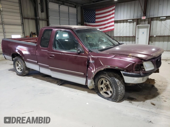1997 Ford F-150 XL with VIN 1FTEX17L4VNB66880, listed as a Copart auction lot 46084745 with 224,185 mi miles and Salvage title. Bid and sale history available at DreamBid. Image 4.
