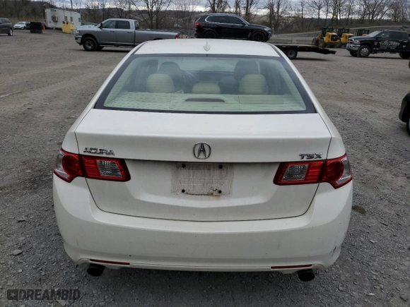 2009 Acura TSX with VIN JH4CU26629C017160, listed as a Copart auction lot 53152855 with 157,135 mi miles and Salvage Title. Bid and sale history available at carsss.com. Image 6.