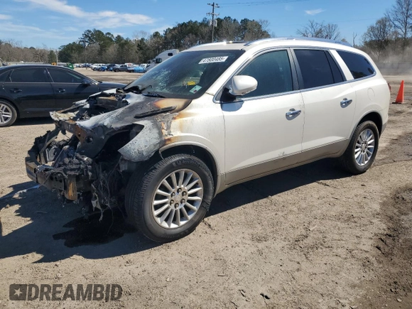 2011 Buick Enclave CXL-1 with VIN 5GAKRBED7BJ242191, listed as a Copart auction lot 47800485 with 0 mi miles and Salvage Title. Bid and sale history available at carsss.com. Image 1.