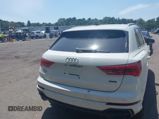 2021 Audi Q3 S line Premium Plus with VIN WA1EECF32M1047731, listed as a IAAI auction lot 39714835 with 15,939 mi miles and . Bid and sale history available at DreamBid. Image 16.
