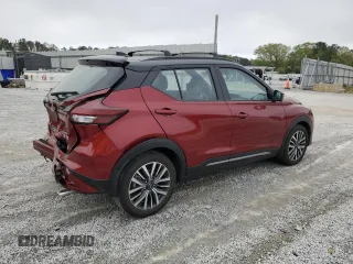 2023 Nissan Kicks SR with VIN 3N1CP5DV6PL512065, listed as a Copart auction lot 51049495 with 25,128 mi miles and Salvage Title. Bid and sale history available at carsss.com. Image 3.