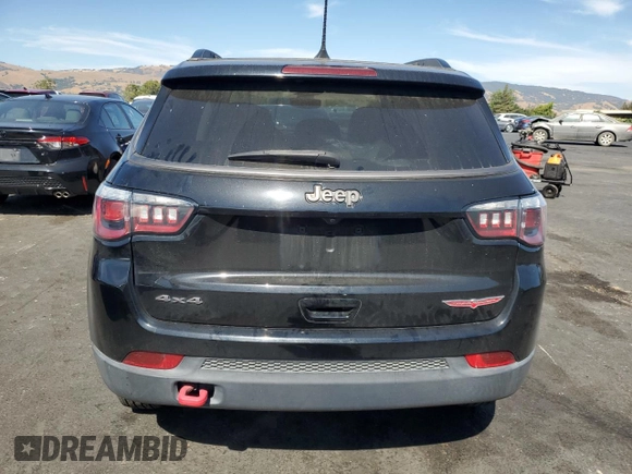 2020 Jeep Compass Trailhawk with VIN 3C4NJDDBXLT159315, listed as a Copart auction lot 66759685 with 99,806 mi miles and Clean title. Bid and sale history available at DreamBid. Image 6.